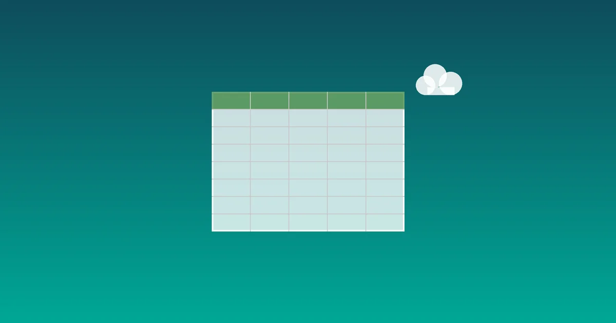 Laptop screen with Google Sheets invoice document syncing to the cloud