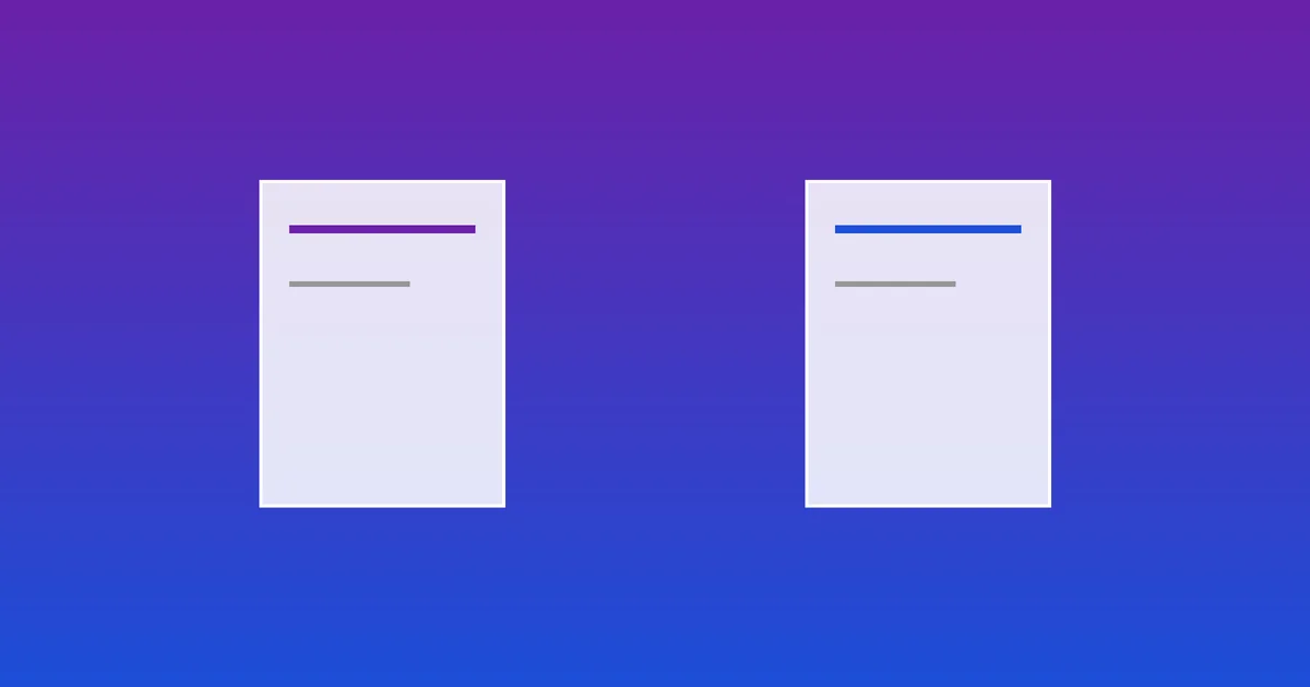 Comparison display of a Purchase Order (PO) and a supplier Invoice