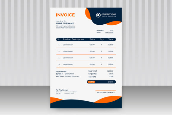 Wave Pro quotation template preview